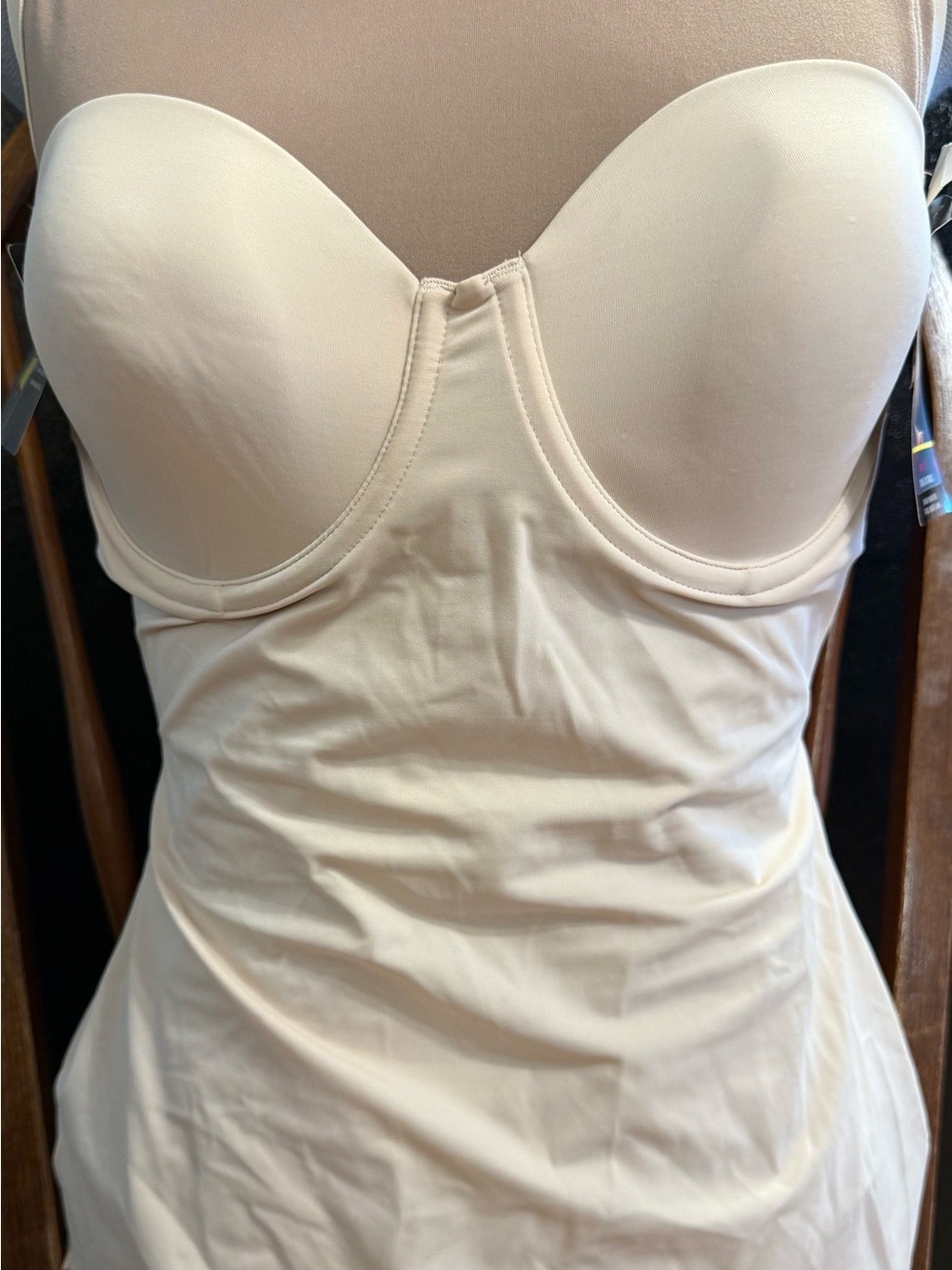 NWT Maidenform Firm Control Strapless or not Body Shaper Bustier 38B Nude DM100